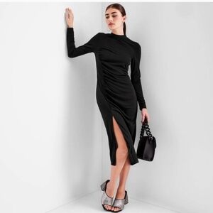 Future Collective by Kahlana Black Midi Dress XL